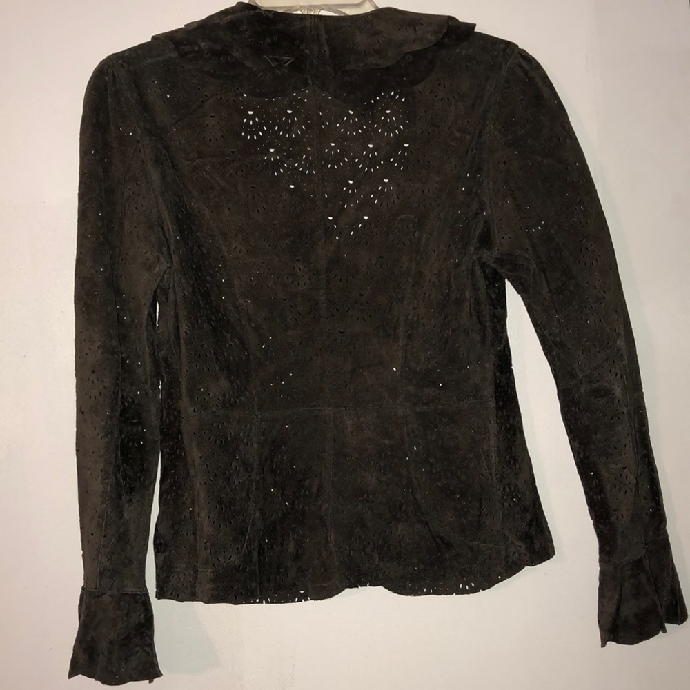 Vintage Leather Blazer - Picture 7 of 8